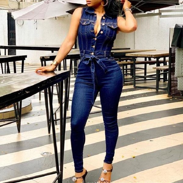 women's jumpsuits & rompers summer fashion denim lady sleeveless lace-up skinny catsuits high street vest, Black;white
women's jumpsuits & rompers summer fashion denim lady sleeveless lace-up skinny catsuits high street vest, Black;white