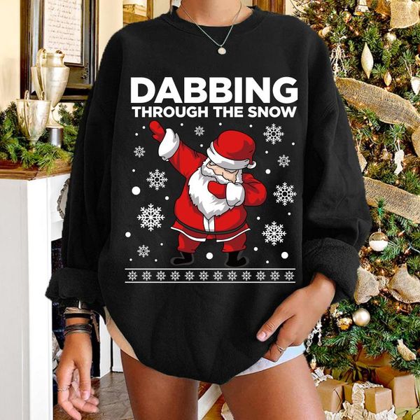 women's hoodies & sweatshirts oversized sweatshirt robe femme korean fashion female long sleeve pullovers ugly christmas printed sweat, Black
women's hoodies & sweatshirts oversized sweatshirt robe femme korean fashion female long sleeve pullovers ugly christmas printed sweat, Black
