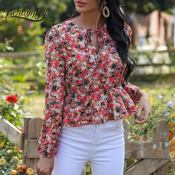 women's blouses & shirts benuynffy tie neck floral print peplum blouse women vintage boho long sleeve female ruffle hem autumn 2021, White
women's blouses & shirts benuynffy tie neck floral print peplum blouse women vintage boho long sleeve female ruffle hem autumn 2021, White