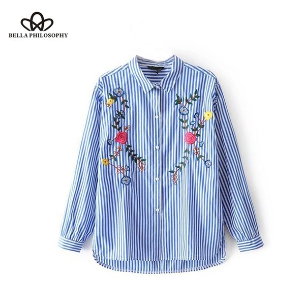 autumn blouse shirt women flower embroidery stripe single breasted female casual long sleeve 210519, White
autumn blouse shirt women flower embroidery stripe single breasted female casual long sleeve 210519, White