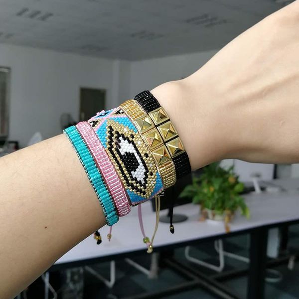 charm bracelets shinusboho men miyuki & bangles friendship bracelet for women eye jewelry bijoux handmade gift pulseras mujer, Golden;silver
charm bracelets shinusboho men miyuki & bangles friendship bracelet for women eye jewelry bijoux handmade gift pulseras mujer, Golden;silver