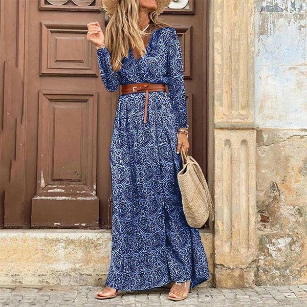 casual dresses lady v neck print long dress irregular sleeves legant bohemian streetwear party for women vestidos de mujer, Black;gray
casual dresses lady v neck print long dress irregular sleeves legant bohemian streetwear party for women vestidos de mujer, Black;gray