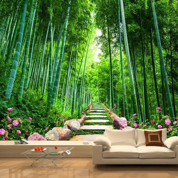 wallpapers drop custom po wall mural wallpaper bamboo forest stone road 3d stereo tv backdrop home decor for walls
wallpapers drop custom po wall mural wallpaper bamboo forest stone road 3d stereo tv backdrop home decor for walls