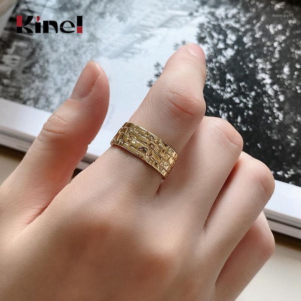 cluster rings kinel genuine 925 sterling silver ring open adjustable ins finger for women party korea jewelry1, Golden;silver
cluster rings kinel genuine 925 sterling silver ring open adjustable ins finger for women party korea jewelry1, Golden;silver