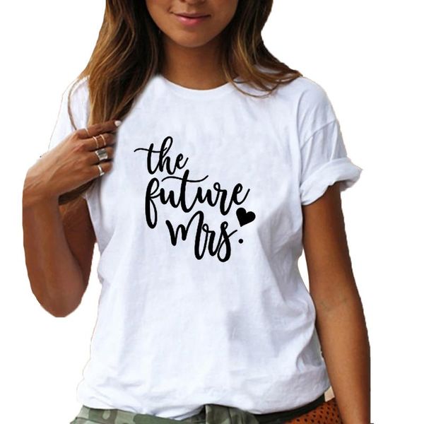 women's t-shirt the future mrs funny t shirts for women summer short sleeve o-neck cotton tee shirt femme loose drop, White
women's t-shirt the future mrs funny t shirts for women summer short sleeve o-neck cotton tee shirt femme loose drop, White