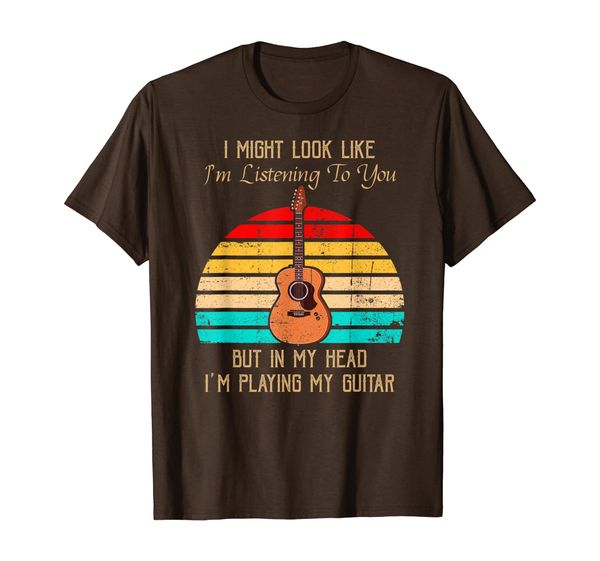 i might look like i'm listening to you but in my head guitar t-shirt, White;black
i might look like i'm listening to you but in my head guitar t-shirt, White;black