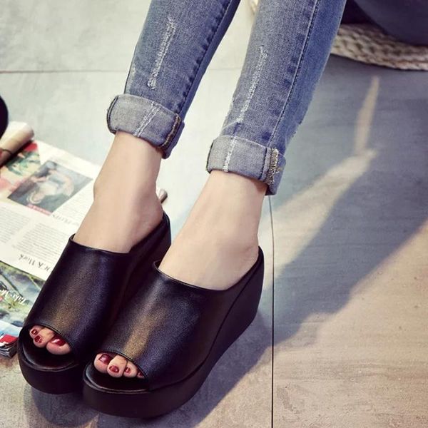 women platform sandals open toe thick wedges soft sole summer beach slippers shoes bm88, Black
women platform sandals open toe thick wedges soft sole summer beach slippers shoes bm88, Black
