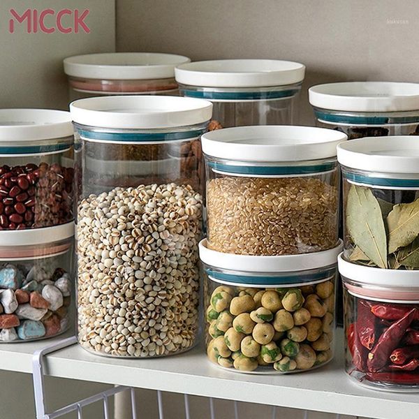 storage bottles & jars micck kitchen sealed tank with lid refrigerator cereals grain container transparent organizer can
storage bottles & jars micck kitchen sealed tank with lid refrigerator cereals grain container transparent organizer can