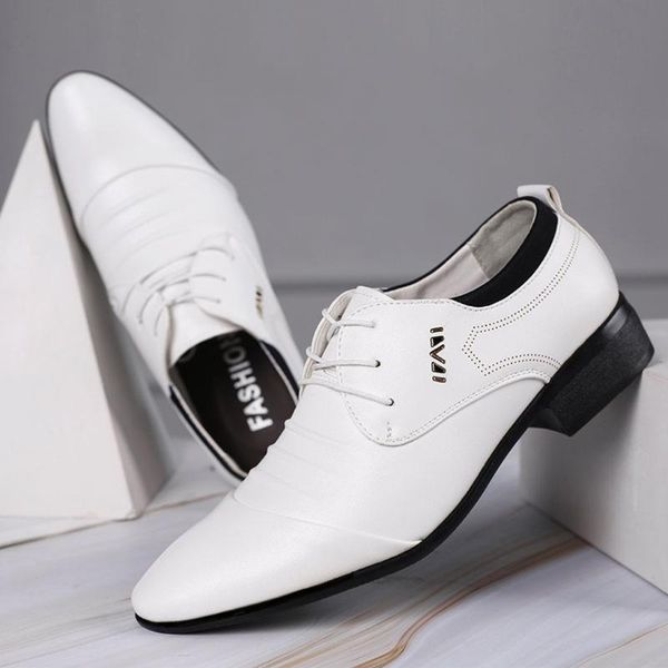 men's leather shoes men lace business casual comfortable wedding male suit dress, Black
men's leather shoes men lace business casual comfortable wedding male suit dress, Black