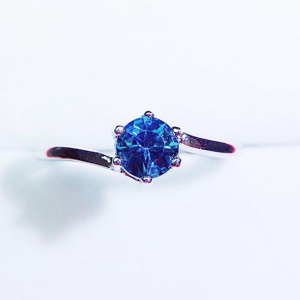 cluster rings per jewelry natural blue z round simple ring 5*5mm 0.6ct gemstone 925 sterling silver fine q204277, Golden;silver
cluster rings per jewelry natural blue z round simple ring 5*5mm 0.6ct gemstone 925 sterling silver fine q204277, Golden;silver