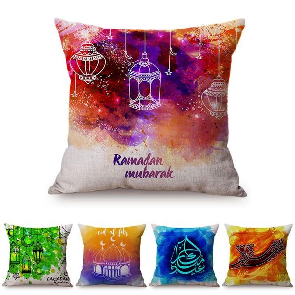 muslim watercolor design eid ramadan home decorative sofa pillow case arab vintage lantern mosque cotton linen cushion cover cushion/decorat
muslim watercolor design eid ramadan home decorative sofa pillow case arab vintage lantern mosque cotton linen cushion cover cushion/decorat