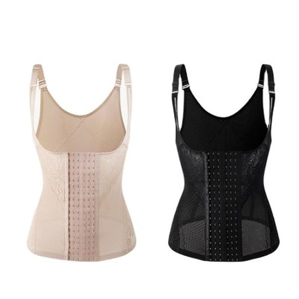 women's shapers europe and america body corset, breast-receiving underwear, button-up abdomen shaping vest, Black;white
women's shapers europe and america body corset, breast-receiving underwear, button-up abdomen shaping vest, Black;white