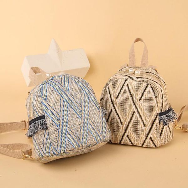 straw woven small travel backpacks women stripe print shoulder school bags casual knitting knapsack rucksack backpack style
straw woven small travel backpacks women stripe print shoulder school bags casual knitting knapsack rucksack backpack style