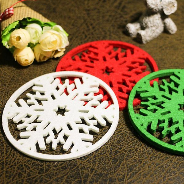 christmas decorations 2pcs/pack snowflakes cup mat placemat table home drink mug tea coffee pad
christmas decorations 2pcs/pack snowflakes cup mat placemat table home drink mug tea coffee pad