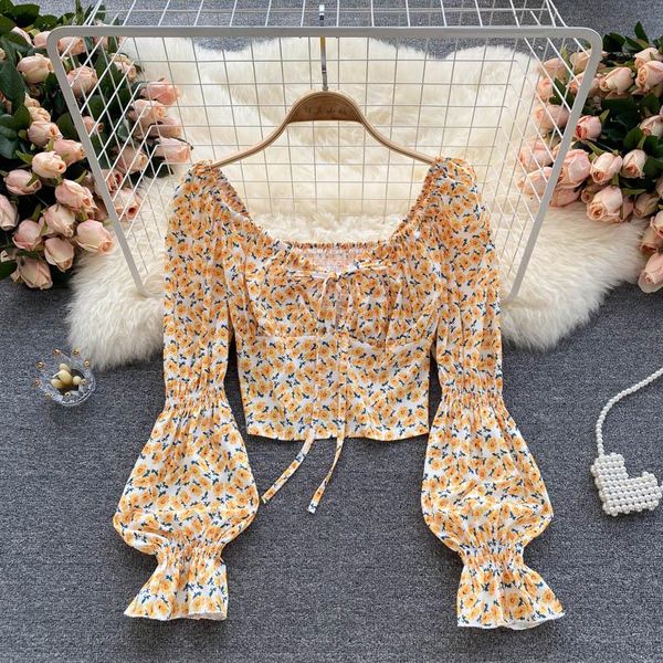 women's blouses & shirts singreiny women korean floral blouse sleeve v neck elastic ruched slim summer bohemian vacation sho, White
women's blouses & shirts singreiny women korean floral blouse sleeve v neck elastic ruched slim summer bohemian vacation sho, White