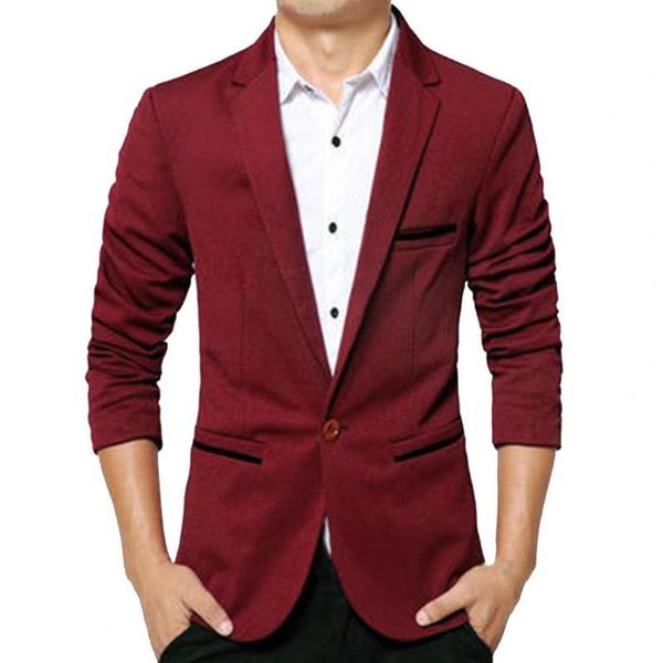 men's suits & blazers business casual men coat solid color cardigan turn-down collar buttons slim male formal suit jacket wedding, White;black
men's suits & blazers business casual men coat solid color cardigan turn-down collar buttons slim male formal suit jacket wedding, White;black