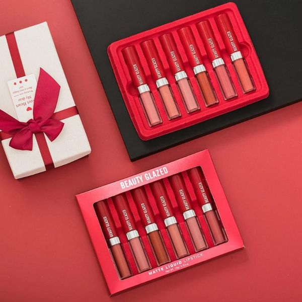 6 color liquid lipstick set matte lip gloss cosmetic lightweight long lasting tint waterproof lips makeup tool
6 color liquid lipstick set matte lip gloss cosmetic lightweight long lasting tint waterproof lips makeup tool