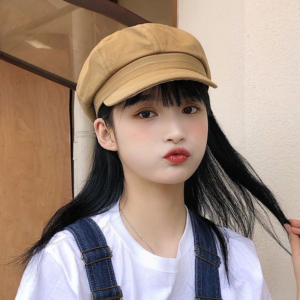 autumn and winter octagonal hat women's british thin black korean fashion versatile newsboy beret, Blue;gray
autumn and winter octagonal hat women's british thin black korean fashion versatile newsboy beret, Blue;gray