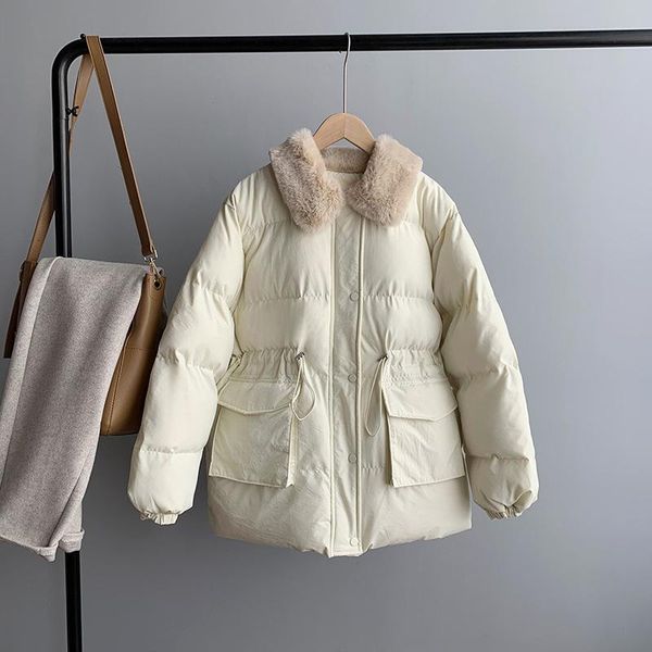 women's down & parkas will ~ winter show thin cotton imitation hair accept waist coat han edition loose women quilted jacket cotton-p, Black
women's down & parkas will ~ winter show thin cotton imitation hair accept waist coat han edition loose women quilted jacket cotton-p, Black