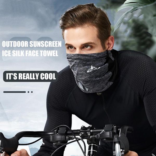 summer sunscreen uv protection ice silk face cover neck tube outdoor sports cycling windproof dustproof breathable bandana caps & masks, Black
summer sunscreen uv protection ice silk face cover neck tube outdoor sports cycling windproof dustproof breathable bandana caps & masks, Black