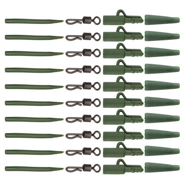 fishing accessories 40pcs/set carp tackle anti-slip swivel lead sleeve tail rubber kit (green)
fishing accessories 40pcs/set carp tackle anti-slip swivel lead sleeve tail rubber kit (green)
