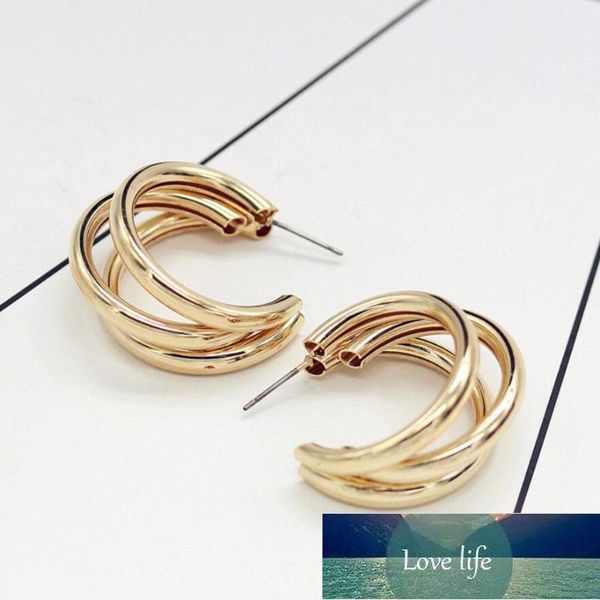 hoop & huggie punk style earrings gold/silver color creativity overlay semi-circle open circle women exaggerated piercing jewelry, Golden;silver
hoop & huggie punk style earrings gold/silver color creativity overlay semi-circle open circle women exaggerated piercing jewelry, Golden;silver