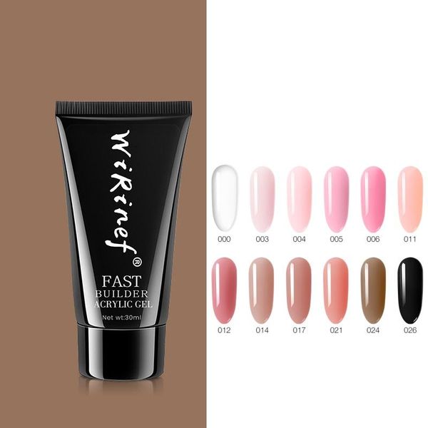 nail gel wirinef poly 30g art transparent camouflage color fibre glass hard jelly quick building extend gum acrylic, Red;pink
nail gel wirinef poly 30g art transparent camouflage color fibre glass hard jelly quick building extend gum acrylic, Red;pink