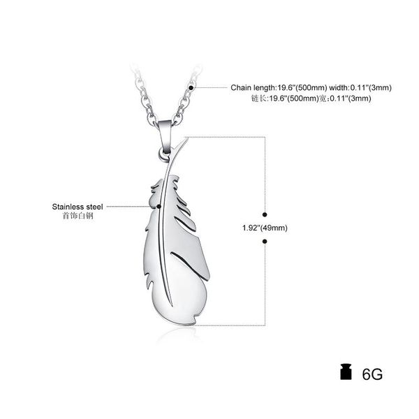 steel color feather shape necklace link chain stainless choker pendant necklaces, Silver
steel color feather shape necklace link chain stainless choker pendant necklaces, Silver