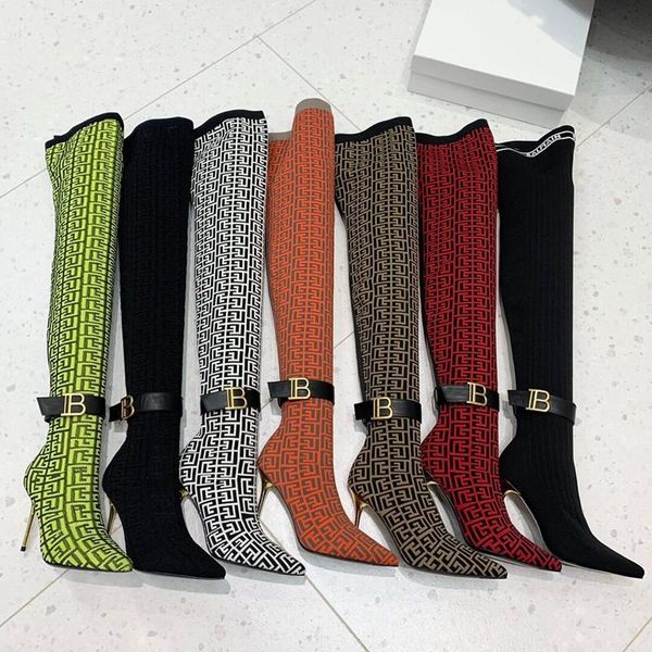 boots luxury designer womens high stiletto heel ankle stretchy boot pointed toe sock style overknee winter fashion long, Black
boots luxury designer womens high stiletto heel ankle stretchy boot pointed toe sock style overknee winter fashion long, Black