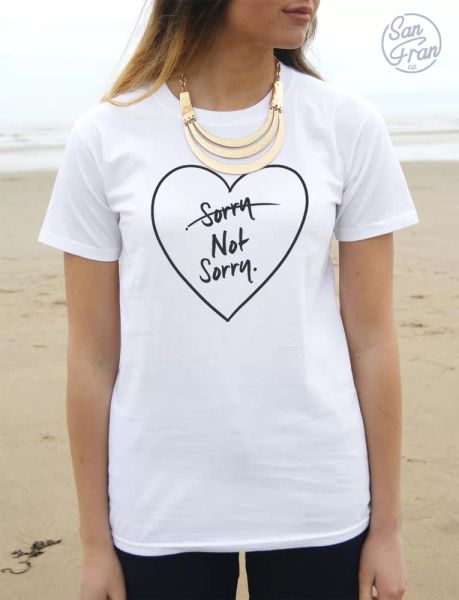 * not sorry t-shirt fashion swag hipster heart love funny tee fresh blog *, White;black
* not sorry t-shirt fashion swag hipster heart love funny tee fresh blog *, White;black