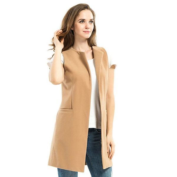 women's vests women autumn spring wool blend vest waistcoat lady office wear long coat casual sleeveless jacket plus size, Black;white
women's vests women autumn spring wool blend vest waistcoat lady office wear long coat casual sleeveless jacket plus size, Black;white