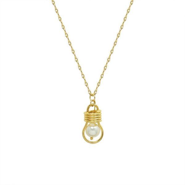 pendant necklaces stainless simple necklace accessories steel plated gold creative pearl small bulb for women punk 2021 trends jewellery, Silver
pendant necklaces stainless simple necklace accessories steel plated gold creative pearl small bulb for women punk 2021 trends jewellery, Silver