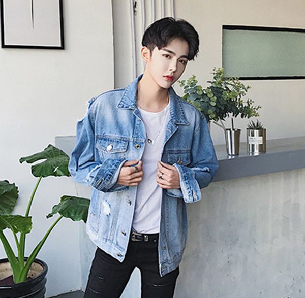 men's jackets high street oversize casual men vintage hip hop denim shirt coat harajuku ripped hole male jean w0y5, Black;brown
men's jackets high street oversize casual men vintage hip hop denim shirt coat harajuku ripped hole male jean w0y5, Black;brown