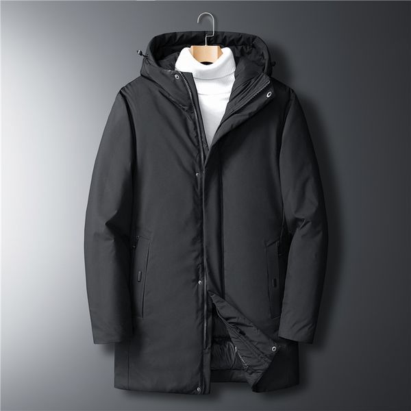 downs parka windbreaker men's fitted hooded long cotton padded jacket winter brand clothing classic thick warm casual parkas, Black
downs parka windbreaker men's fitted hooded long cotton padded jacket winter brand clothing classic thick warm casual parkas, Black