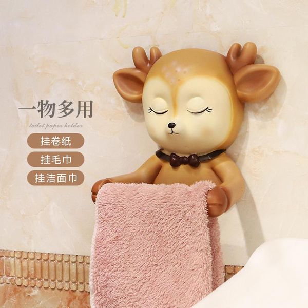 creative towel rack cartoon toilet tissue box sika deer cute holder roll wall hanging punch bathroom accessories paper holders
creative towel rack cartoon toilet tissue box sika deer cute holder roll wall hanging punch bathroom accessories paper holders