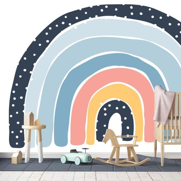 grey and blue color strip rainbow bridge for boy's room wall decor art wallpaper discount kid's mural geomtric customerize wallpap
grey and blue color strip rainbow bridge for boy's room wall decor art wallpaper discount kid's mural geomtric customerize wallpap