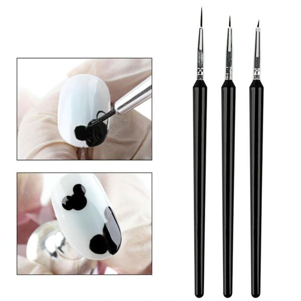 3pcs/set nail pen gentle brush carving black acrylic tip head manicure liner for female art kits
3pcs/set nail pen gentle brush carving black acrylic tip head manicure liner for female art kits