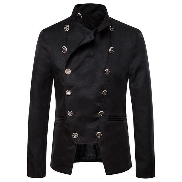 men's jackets solid button metrosexual dress blazer coat wedding stage performance clothes nice fashion double breasted men suit jacket, Black;brown
men's jackets solid button metrosexual dress blazer coat wedding stage performance clothes nice fashion double breasted men suit jacket, Black;brown