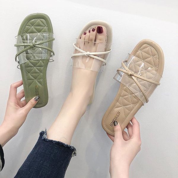 slippers cross-tied solid narrow band women summer open toe outside flat slides mature leisure shoes, Black
slippers cross-tied solid narrow band women summer open toe outside flat slides mature leisure shoes, Black