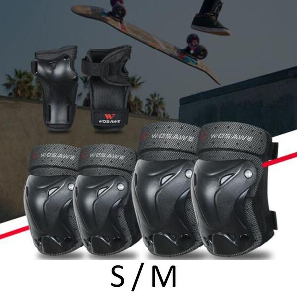 elbow & knee pads 6 in 1 kids protective gear set, with wrist guard for skateboarding inline roller skating, Black;gray
elbow & knee pads 6 in 1 kids protective gear set, with wrist guard for skateboarding inline roller skating, Black;gray