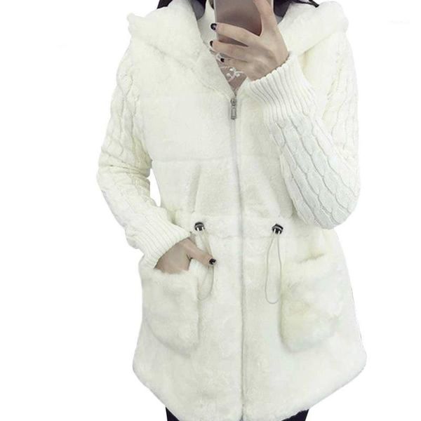 autumn zipper packect outerwear female overcoat faux fur jacket coat winter warm hairly women women's down & parkas, Black
autumn zipper packect outerwear female overcoat faux fur jacket coat winter warm hairly women women's down & parkas, Black