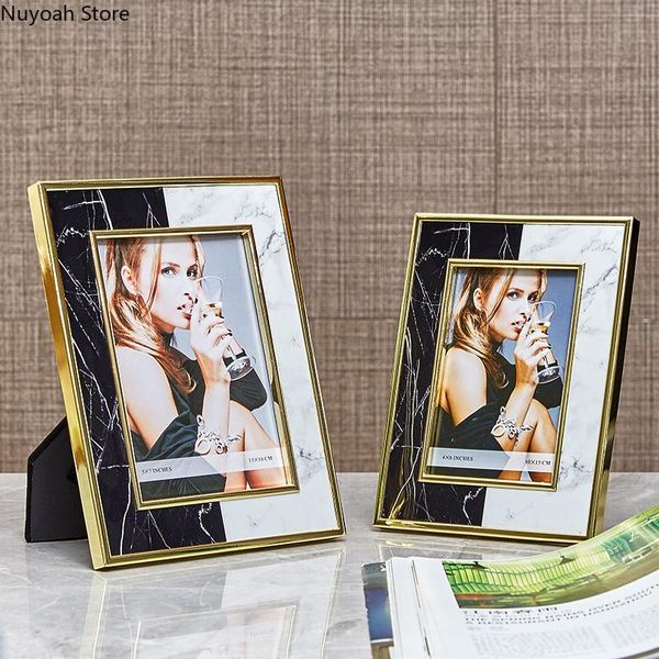 frames black and white marbled home living room bedroom po frame nordic light luxury gold 6 inch 7 metal
frames black and white marbled home living room bedroom po frame nordic light luxury gold 6 inch 7 metal