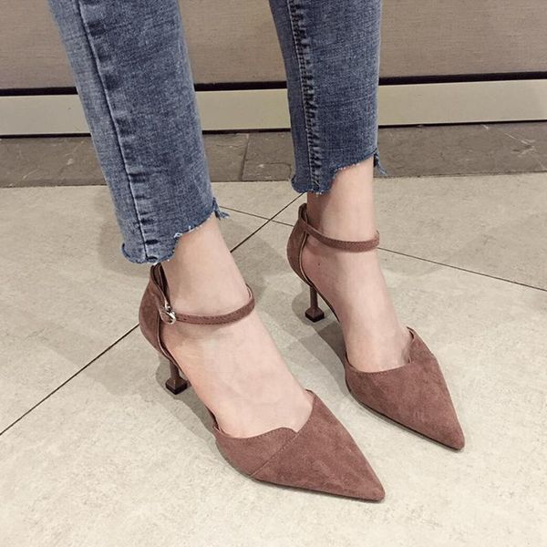 dress shoes 2021 women high heels pumps stiletto pointed toe party ankle buckle ladies wedding ol heel sandals, Black
dress shoes 2021 women high heels pumps stiletto pointed toe party ankle buckle ladies wedding ol heel sandals, Black