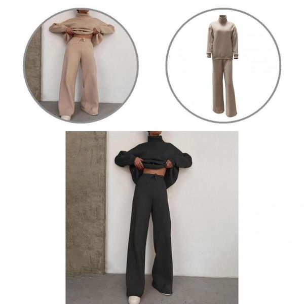 women's two piece pants 1 set simple pullover turtleneck drawstring elegant lace-up pure color, White
women's two piece pants 1 set simple pullover turtleneck drawstring elegant lace-up pure color, White