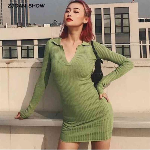 spring women knitting striped line lapel v neck mini short sweater dress vintage pullover package hips long sleeve dresses 210429, Black;gray
spring women knitting striped line lapel v neck mini short sweater dress vintage pullover package hips long sleeve dresses 210429, Black;gray