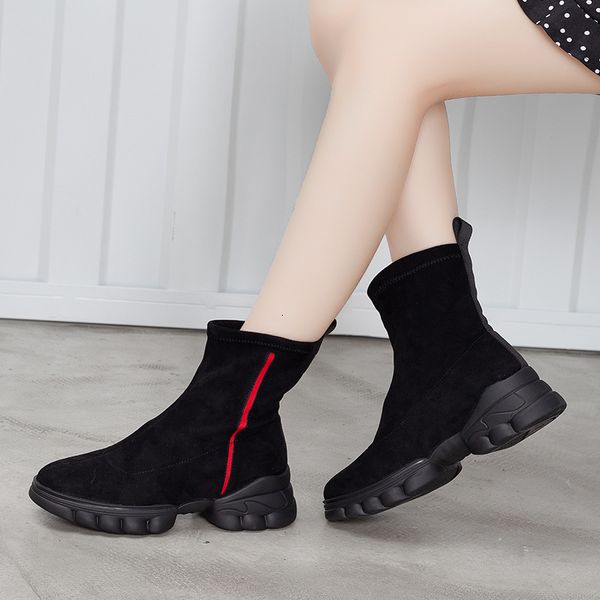 swonco casual shoes women ankle black female stretch boots slip on fashion autumn short boot womans alvp
swonco casual shoes women ankle black female stretch boots slip on fashion autumn short boot womans alvp