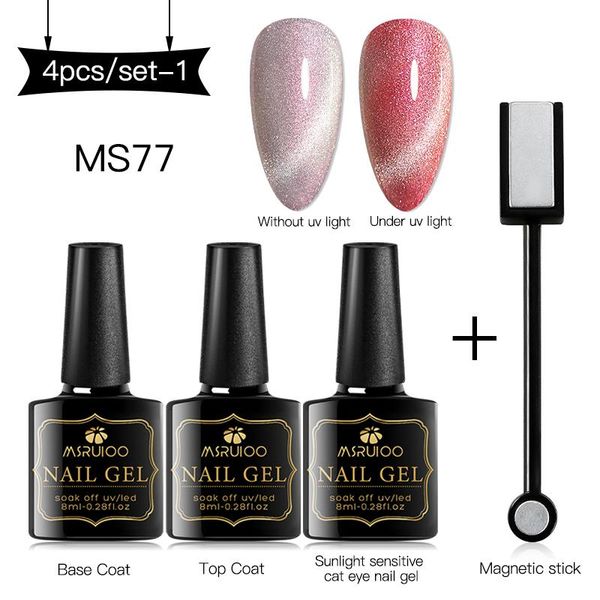 nail gel msruioo 2/4pcs cat eye polish set 9d laser magnet varnishes long lasting holographic glitter effect with uv/sun light, Red;pink
nail gel msruioo 2/4pcs cat eye polish set 9d laser magnet varnishes long lasting holographic glitter effect with uv/sun light, Red;pink