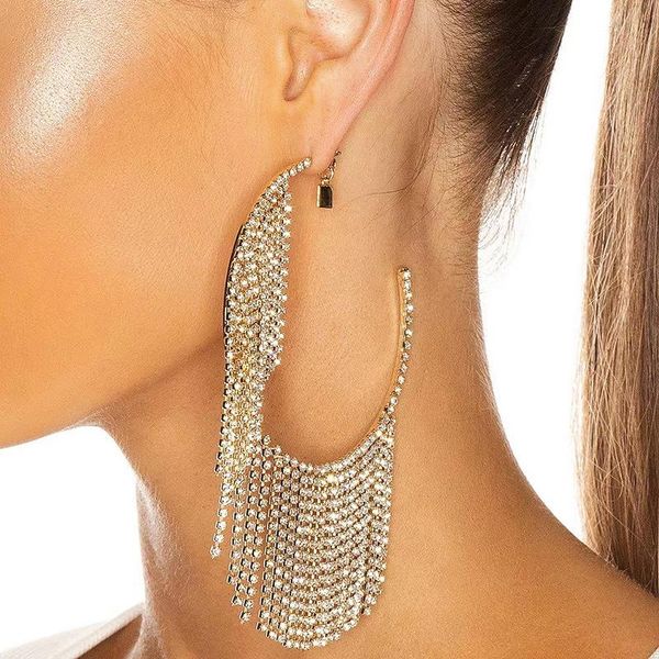 dangle & chandelier 2021 shiny rhinestone tassel big earrings for women fashion jewelry party dress statement accessories, Silver
dangle & chandelier 2021 shiny rhinestone tassel big earrings for women fashion jewelry party dress statement accessories, Silver