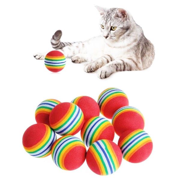 cat toys rainbow ball toy colorful interactive pet kitten scratch natural foam eva 10pcs
cat toys rainbow ball toy colorful interactive pet kitten scratch natural foam eva 10pcs