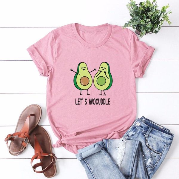 women's t-shirt s-5xl women fashion summer leisure streetwear lady cartoon avocado print o neck short sleeve kawaii cute 72xm, White
women's t-shirt s-5xl women fashion summer leisure streetwear lady cartoon avocado print o neck short sleeve kawaii cute 72xm, White